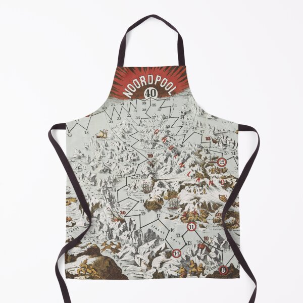 Item preview, vintage North Pole map Nijgh & Van Ditmar designed and sold by Mauswohn.