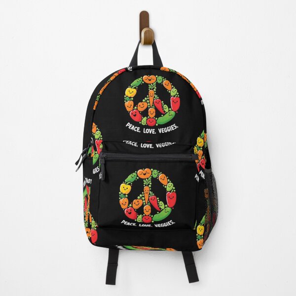 Item preview, Peace Love Veggies, Funny Vegan and Plant-Based Living  designed and sold by GreenSlate.
