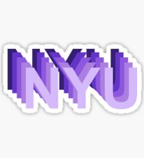 Pegatina NYU - Universidad de Nueva York