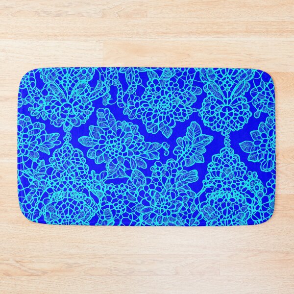 Item preview, Beautiful Blue Abstract Lace Pattern designed and sold by asurtiumgreen.