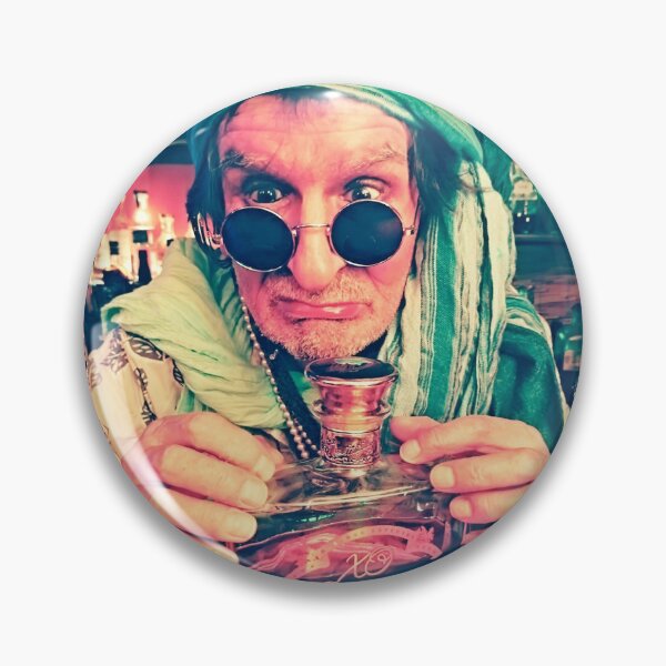 Item preview, Humorous photography portrait of clairvoyant alcoholic bartender designed and sold by Carré Comme Orange.