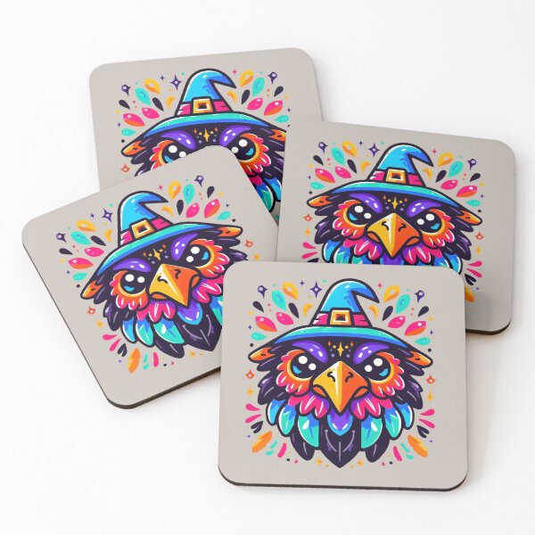 Item preview, Colorful Witchy Crow designed and sold by Creative.Shop.