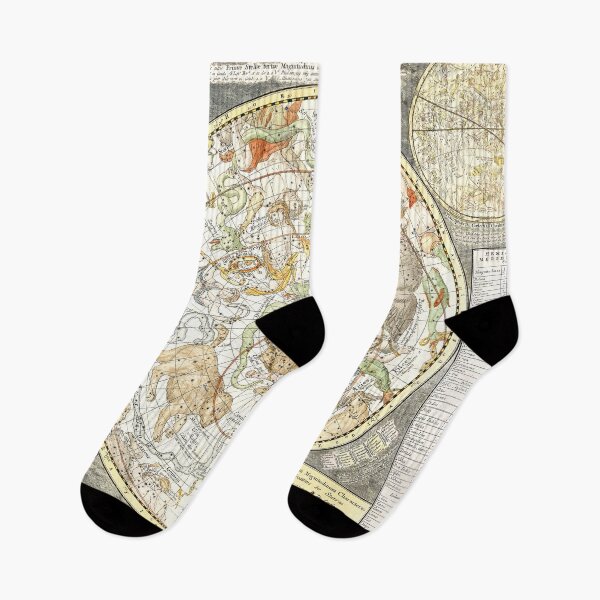 Item preview, vintage star map, horoscope, Carel Allard designed and sold by Mauswohn.