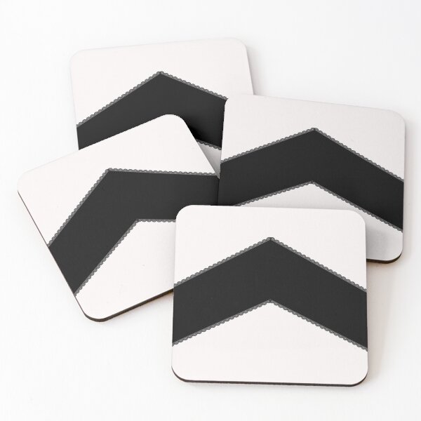 Item preview, Black Lacy Chevrons on Soft White  designed and sold by JaygiesDesign.