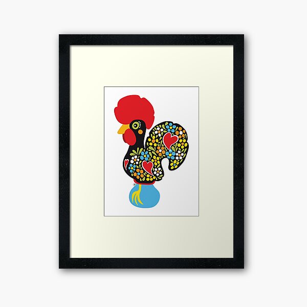 Famous Rooster #01 Framed Art Print