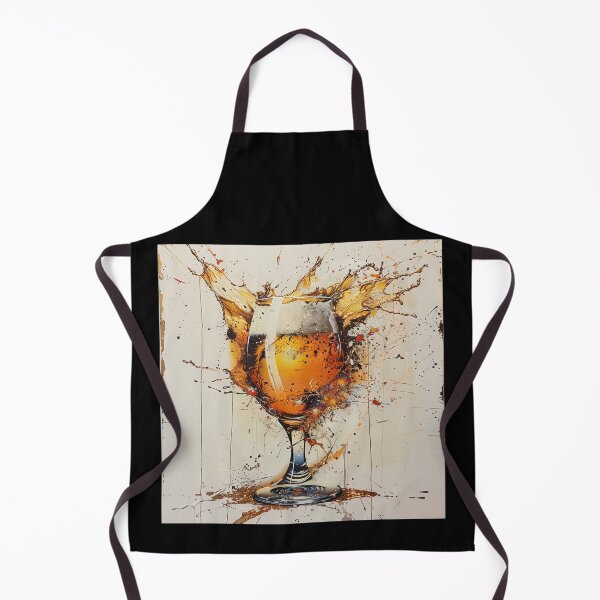 Item preview, Splashing Beer Glass in Dynamic Abstract Art designed and sold by palmyst.