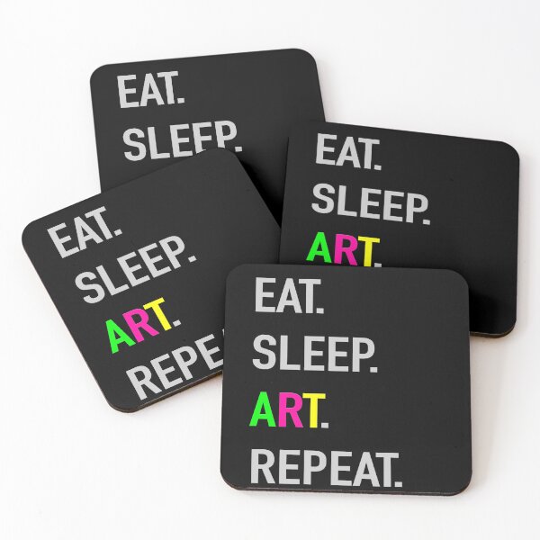 Item preview, EAT. SLEEP. ART. REPEAT. designed and sold by ArtPricarpe.