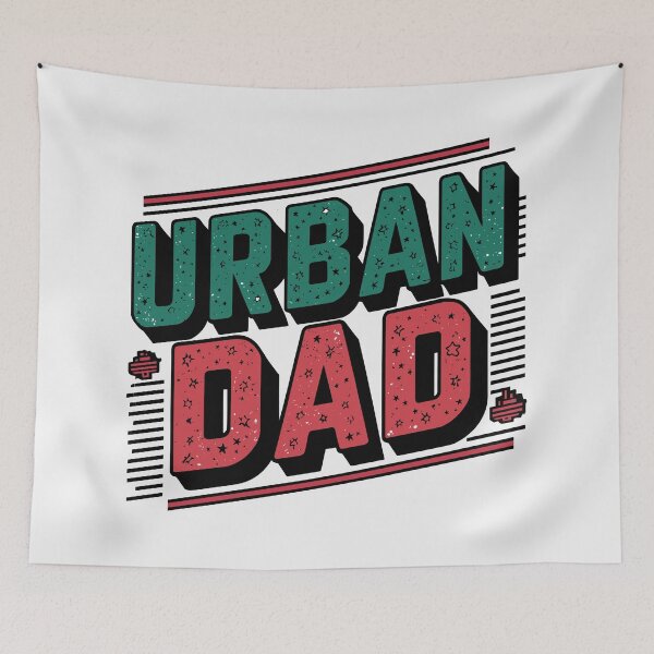 Item preview, Urban Dad - Edgy Typography Father's Day Design! designed and sold by HahaHandlesHub.