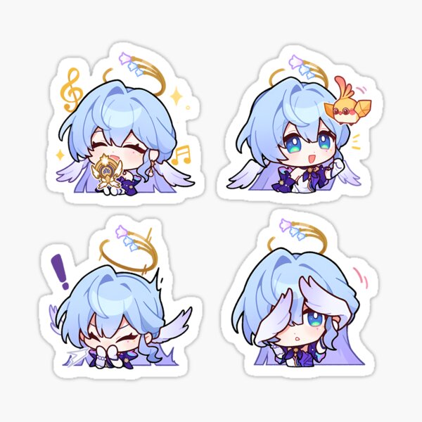 Item preview, Robin Sticker set Honkai Star Rail designed and sold by Demray.
