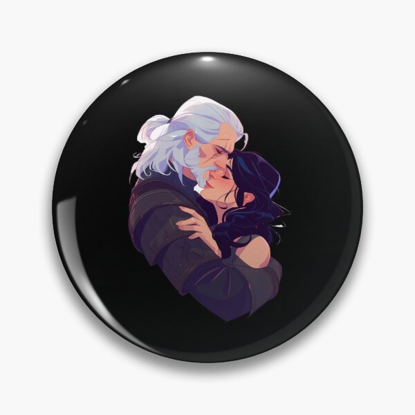 Item preview, Lovers Embrace - Valentines Day - Anime Style - Witcher designed and sold by Fenay Designs.