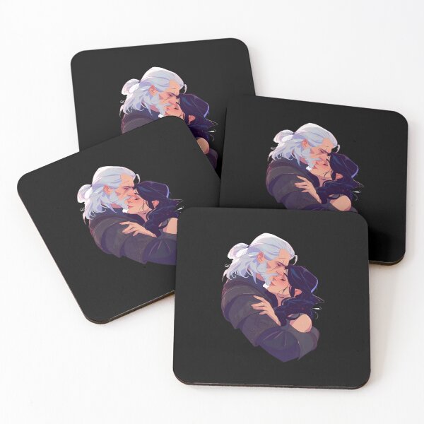Item preview, Abrazo de enamorados - Día de San Valentín - Estilo anime - Witcher designed and sold by Fenay Designs.