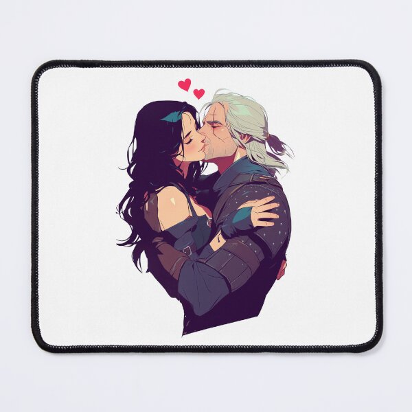 Item preview, Lovers Kiss - Valentines Day - Anime Style - Witcher designed and sold by Fenay Designs.