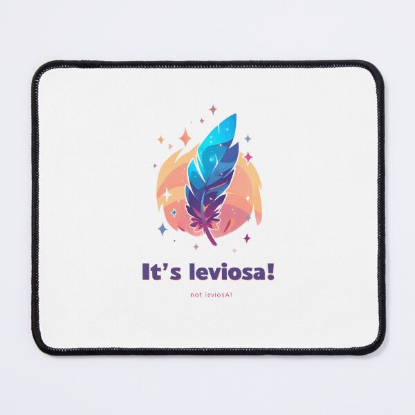 Item preview, It is leviOsa, not leviosA! - Blue Feather - Magic - Fantasy designed and sold by Fenay Designs.