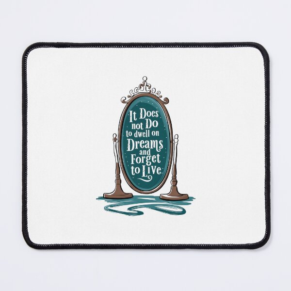 Item preview, It does not do to dwell on dreams and forget to live - Magic Mirror - Fantasy designed and sold by Fenay Designs.