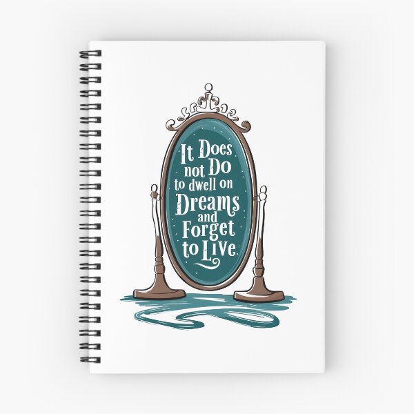 Item preview, It does not do to dwell on dreams and forget to live - Magic Mirror - Fantasy designed and sold by Fenay Designs.