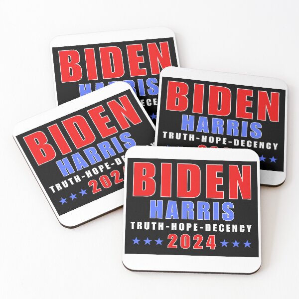 Item preview, Biden Harris 2024 Truth Hope Decency designed and sold by ANNINOART ⭐⭐⭐⭐⭐.