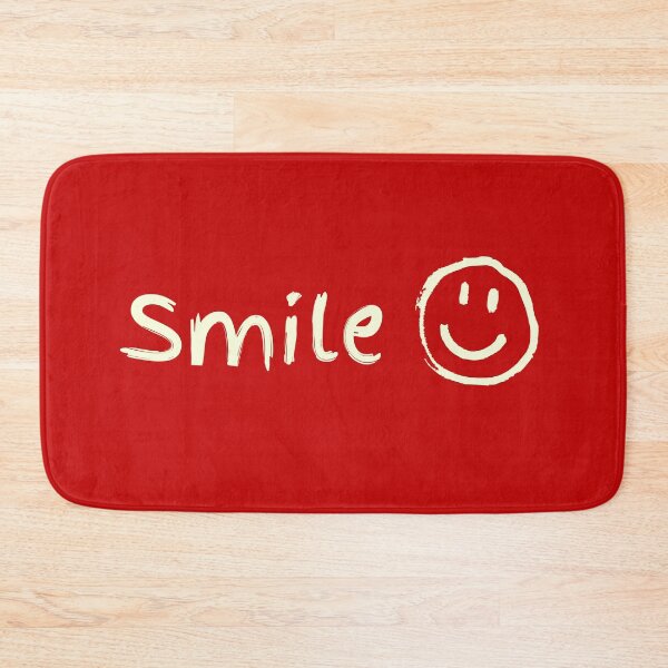 Item preview, “Smile and Be Happy” Cream Design designed and sold by MelloHDesigns.