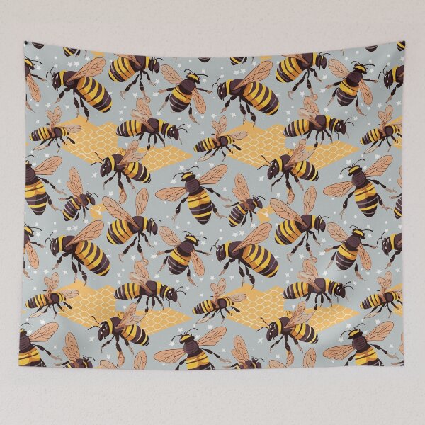 Item preview, Honey Bee Pattern designed and sold by BlueStarG8.