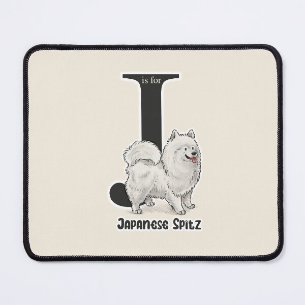 Item preview, J is for Japanese Spitz designed and sold by Elspeth Rose Design.
