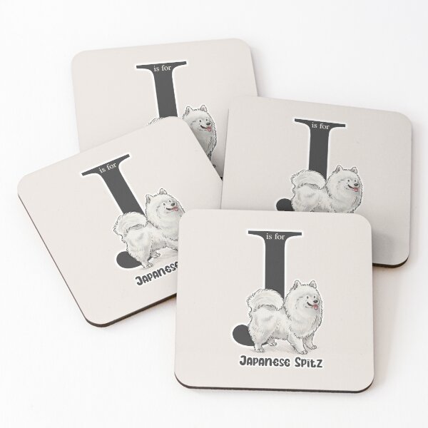Item preview, J is for Japanese Spitz designed and sold by Elspeth Rose Design.