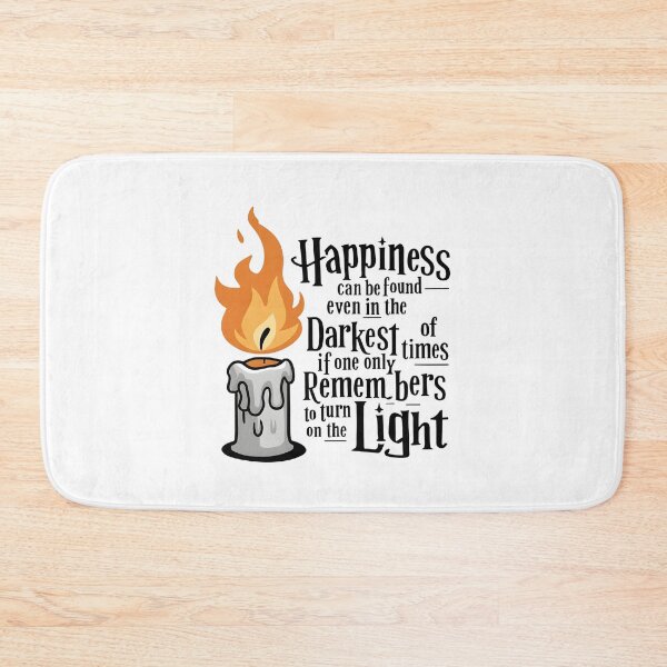 Item preview, Happiness can be found even in the darkest of times if one only remembers to turn on the light - Candle - Fantasy designed and sold by Fenay Designs.