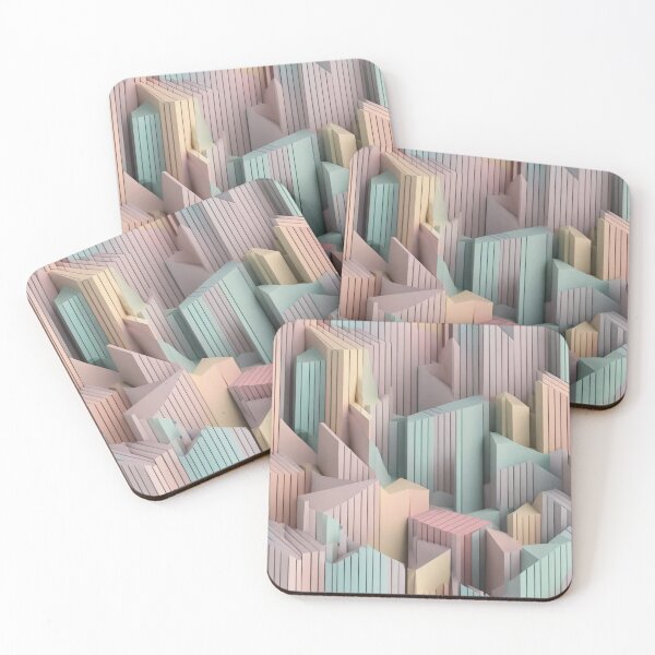 Item preview, Pastel Metropolis designed and sold by FikaCreation.