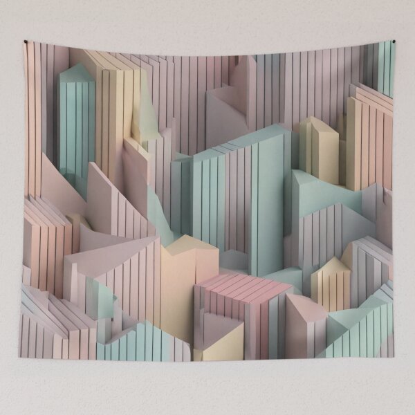 Item preview, Pastel Metropolis designed and sold by FikaCreation.