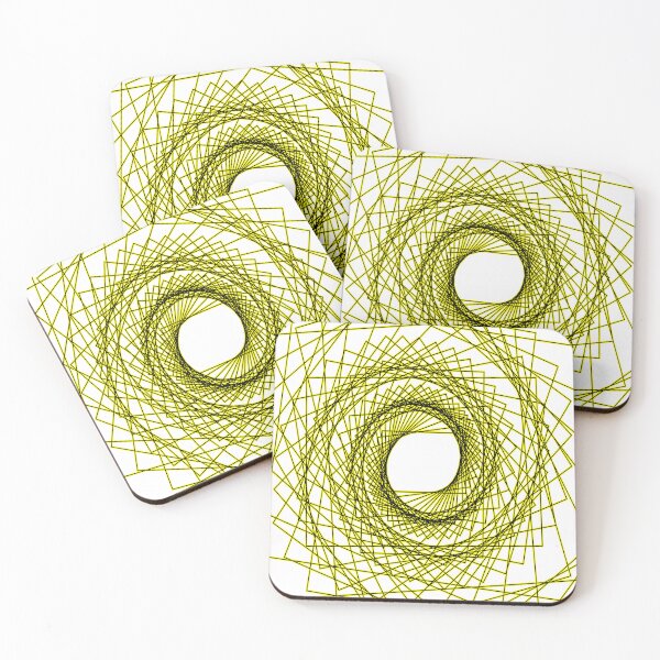 Item preview, Abstract geometric pattern - yellow. designed and sold by K.S ART.
