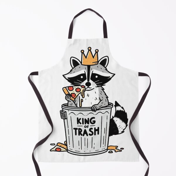 Item preview, Garbage king, raccoon designed and sold by delff-art.