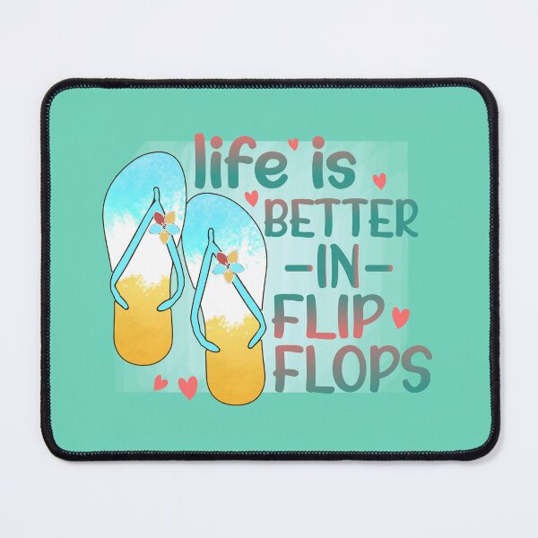 Artikelvorschau, In Flip Flops ist das Leben besser entworfen und verkauft von MarigoldandLily.