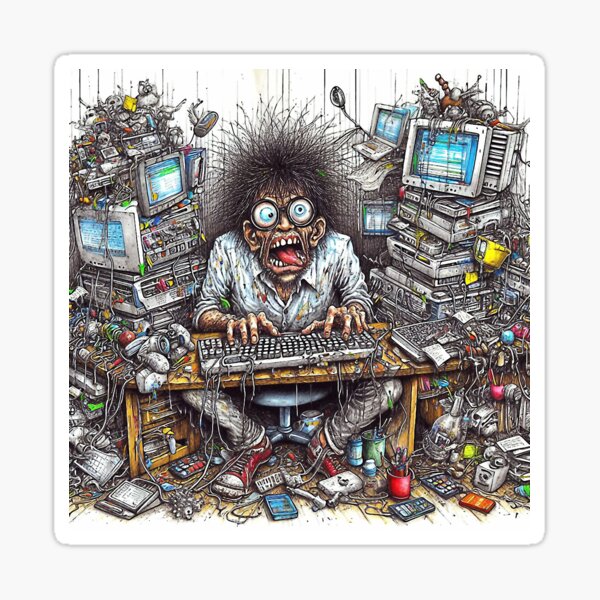 Nerd 11 Sticker