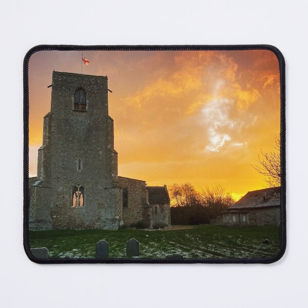 Item preview, Sunset Over Morston Church December 2022 designed and sold by MorstonPhoto.