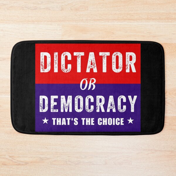 Item preview, Dictator or Democracy That's The Choice designed and sold by ANNINOART ⭐⭐⭐⭐⭐.