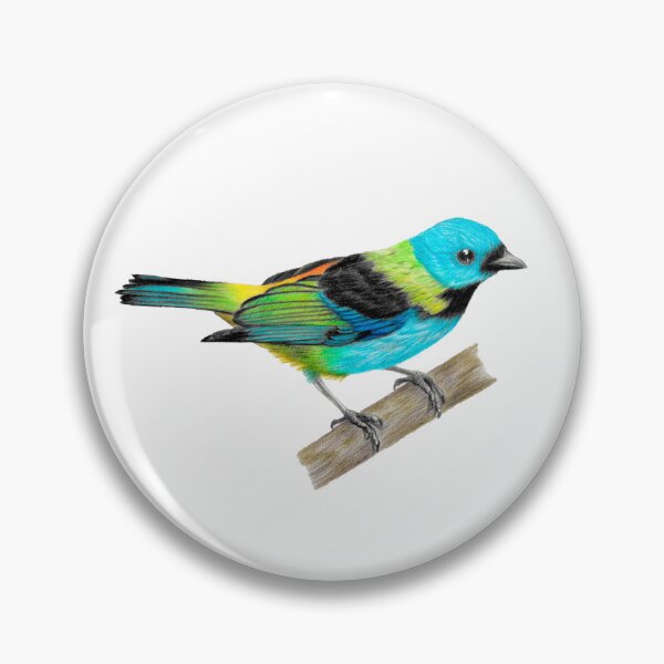 Item preview, Green-headed Tanager (Tangara seledon) designed and sold by Amanda Cherutte.