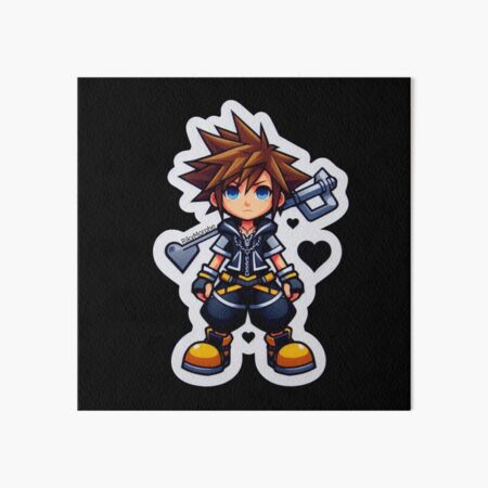 Vista previa del artículo con la obra «Sora - Kingdom Hearts Sticker», diseñado y vendido por rikymorphe.