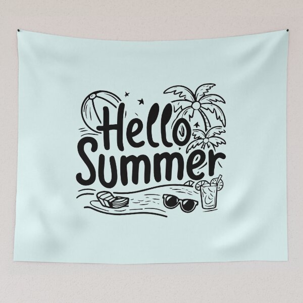 Item preview, Hello Summer: Welcome the Season of Sunshine and Joy designed and sold by FEBRICAST.