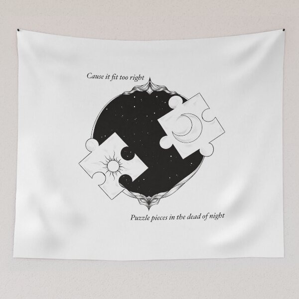 Item preview, Puzzle pieces in the dead of night designed and sold by thesongofstorms.