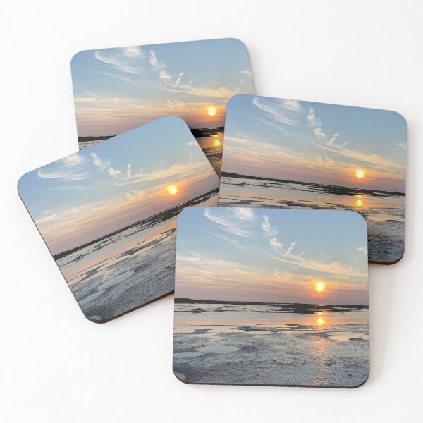 Item preview, Sunset at High Tide at Morston Quay designed and sold by MorstonPhoto.