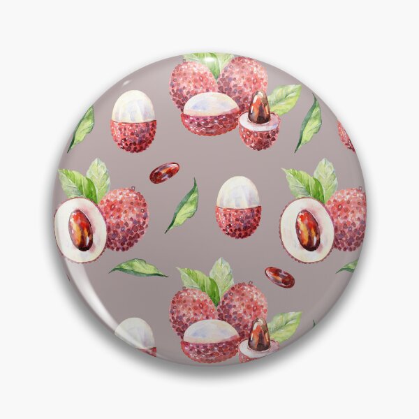 Item preview, Watercolor lychee pattern designed and sold by tapilipa.