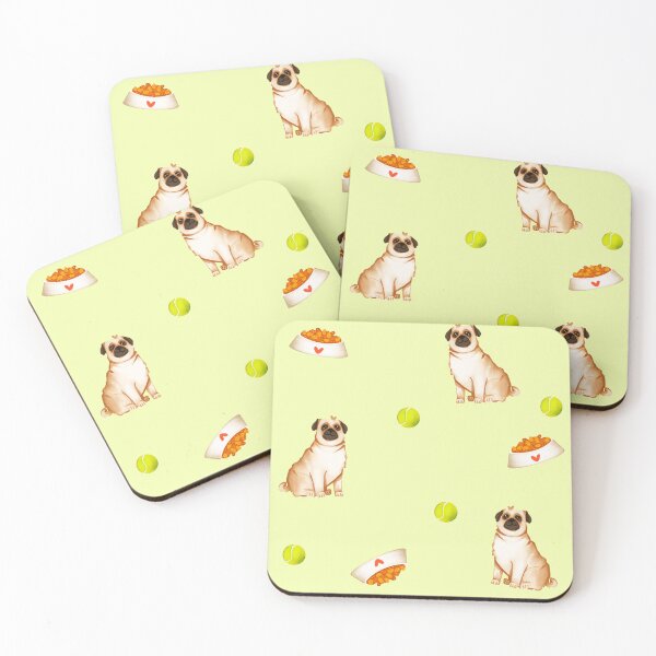 Item preview, Pug dog art print  designed and sold by stsuzirya.