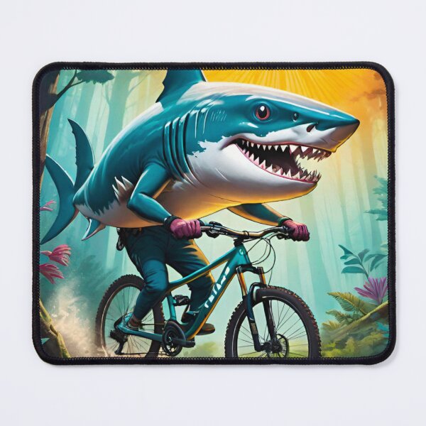 Item preview, Shark Man Shredding: MTB Adventure designed and sold by GrizzlyCollective.