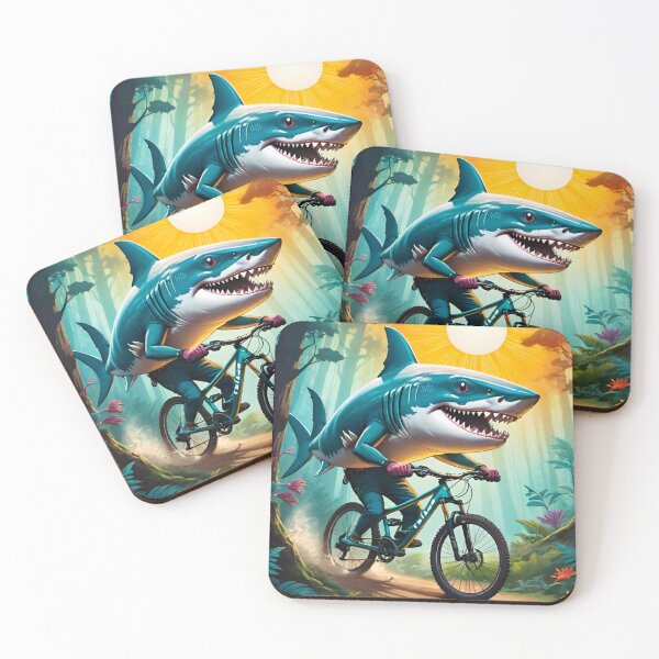 Item preview, Shark Man Shredding: MTB Adventure designed and sold by GrizzlyCollective.