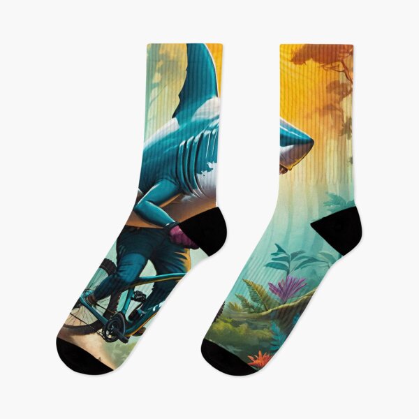 Item preview, Shark Man Shredding: MTB Adventure designed and sold by GrizzlyCollective.