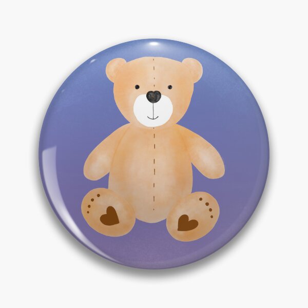 Item preview, A Teddy Bear with Hearts on Paws Digital Hand Drawing  designed and sold by musiumuse.