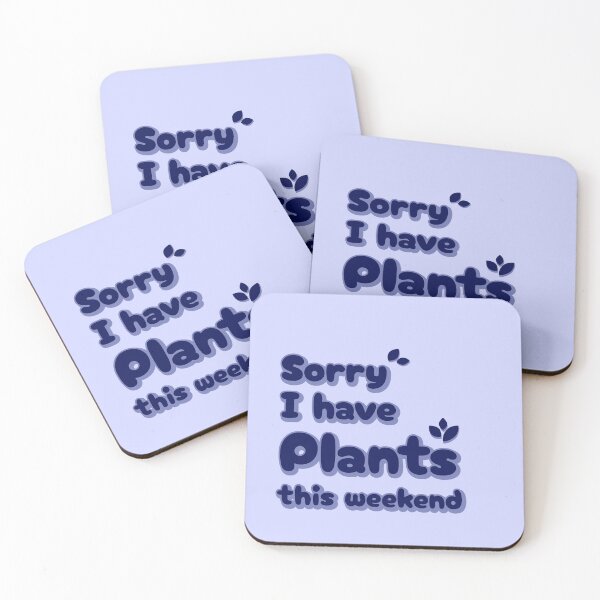Item preview, Sorry I have PLANTS this weekend pink version designed and sold by Matoforma.