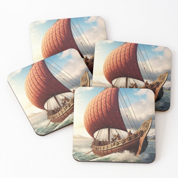 Item preview, Sailing Through Time: A Viking Ship in Norway #10 designed and sold by Anuchartl.