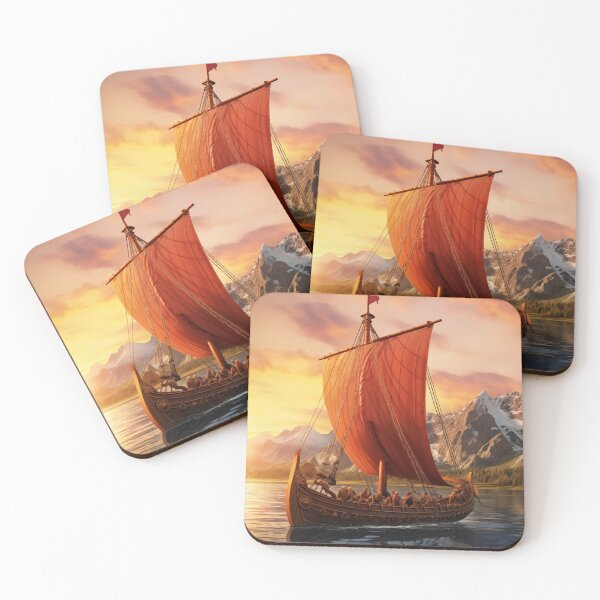 Item preview, Sailing Through Time: A Viking Ship in Norway #11 designed and sold by Anuchartl.
