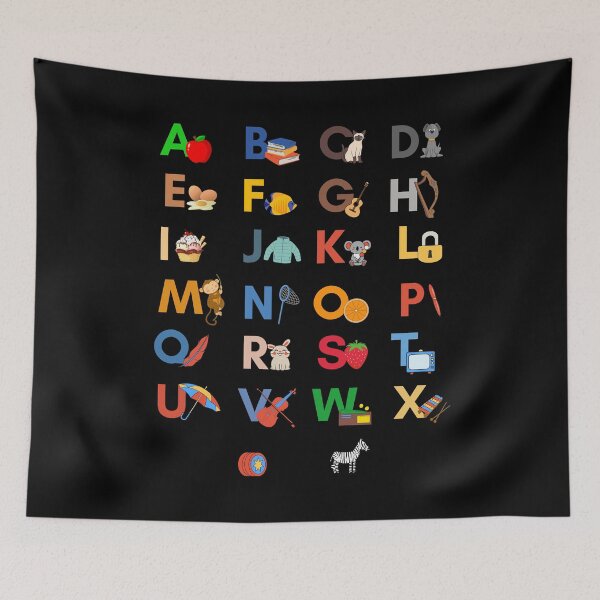 Item preview, Colorful Alphabet ABCD Kindergarten Teacher Preschool PreK  designed and sold by Micro-dose.
