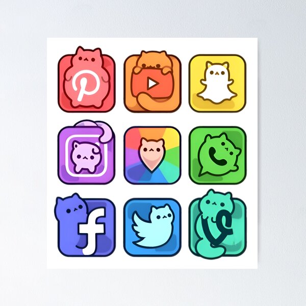 Item preview, Social Media Lover designed and sold by ASPrintPalooza.