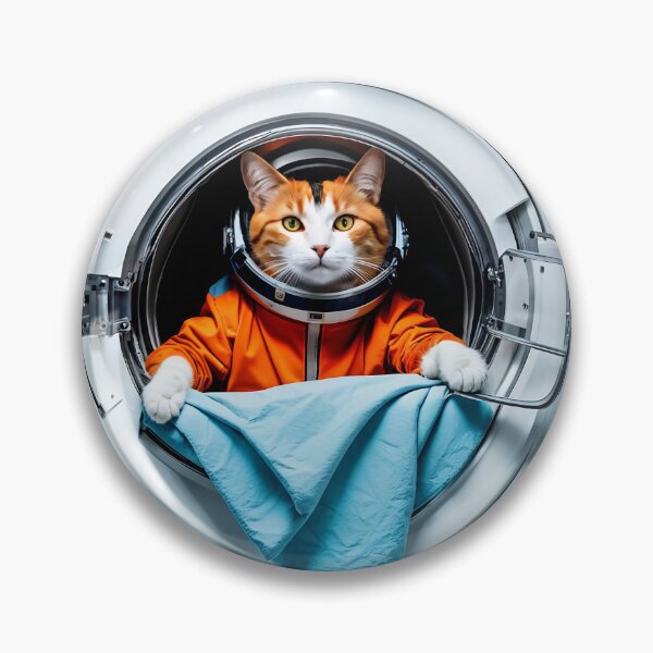 Item preview, Washing Machine Catspaceship VI designed and sold by chilangopride.